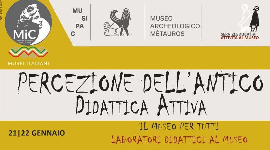 Didattica attiva “Percezione dell'antico” al  Museo archeologico Mètauros